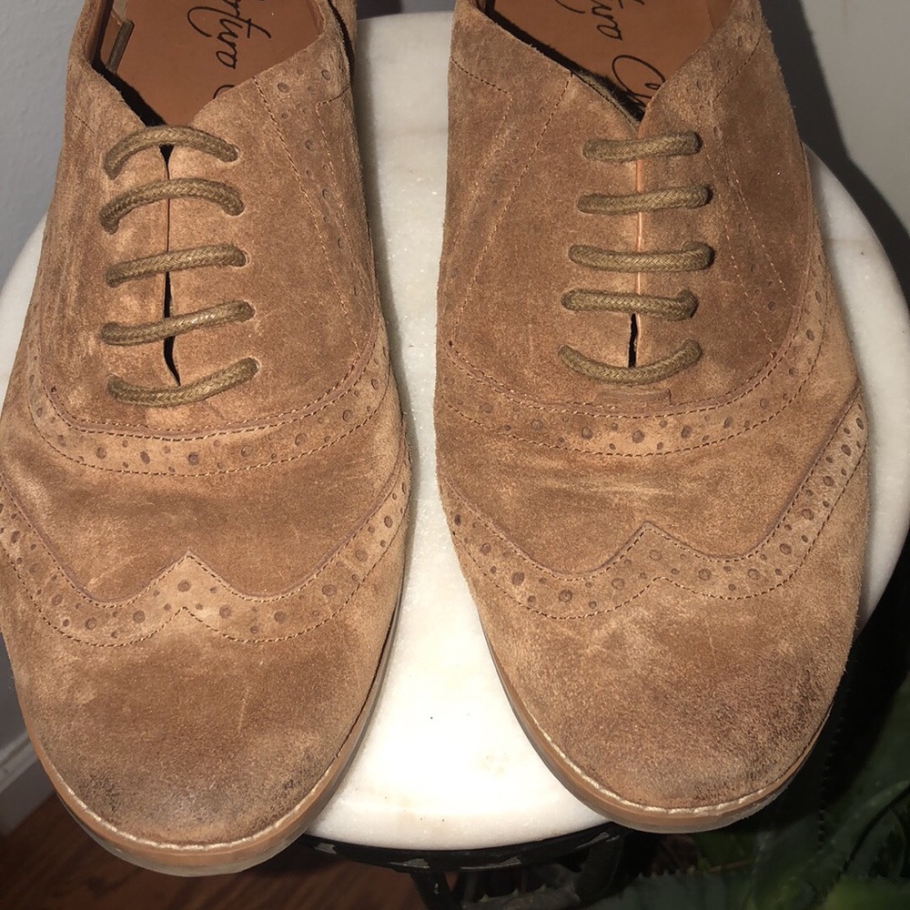 Brown loafers